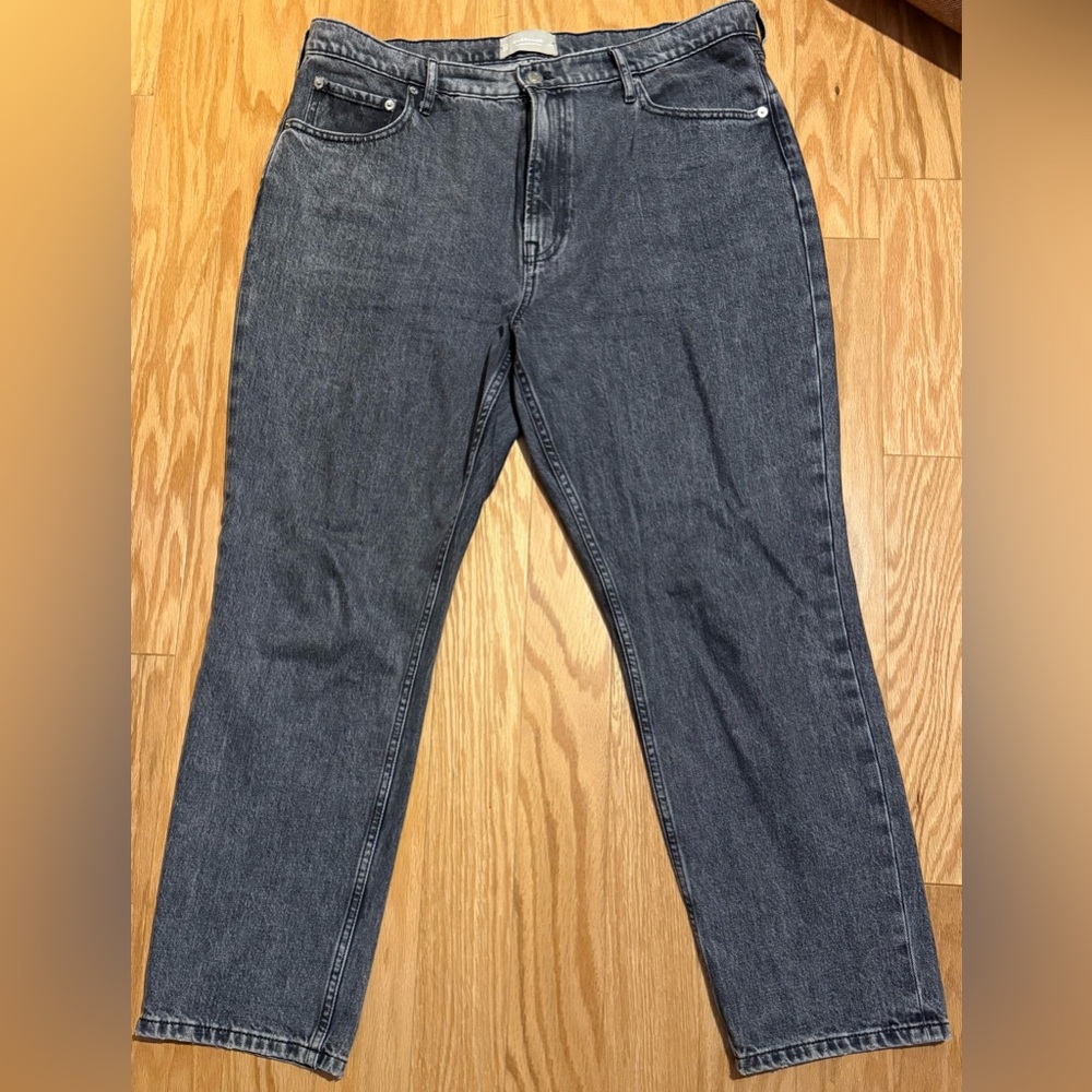 Everlane Women’s The Original Cheeky® Jean (28.5" Regular) - Washed Charcoal 33